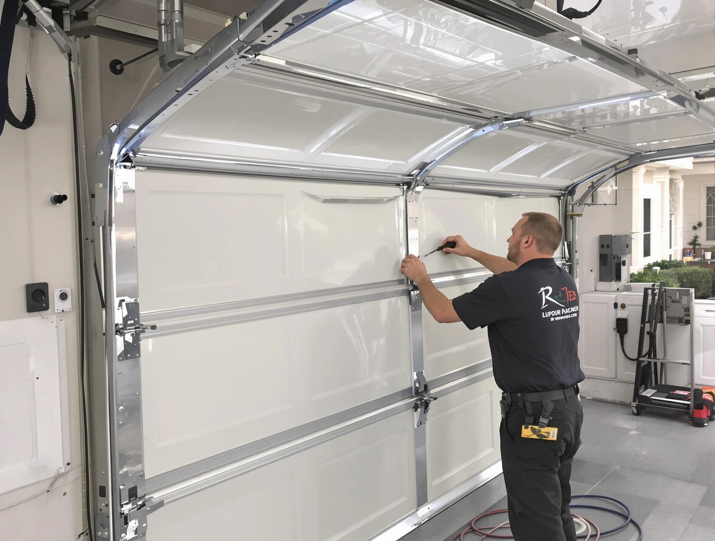Cherry Hills Village Garage Door Repair professional performing panel repair in Cherry Hills Village
