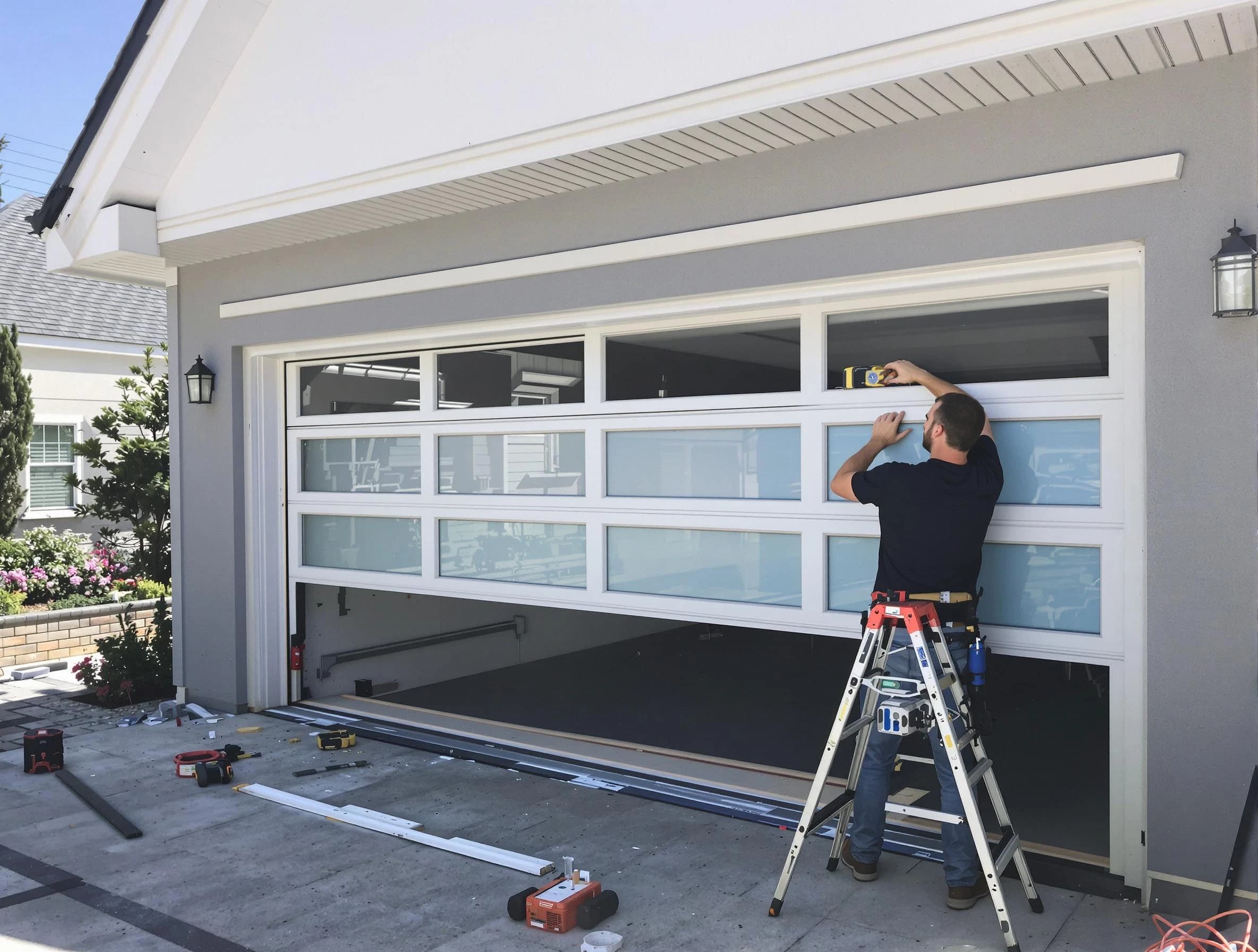 Cherry Hills Village Garage Door Repair team performing garage door replacement in Cherry Hills Village