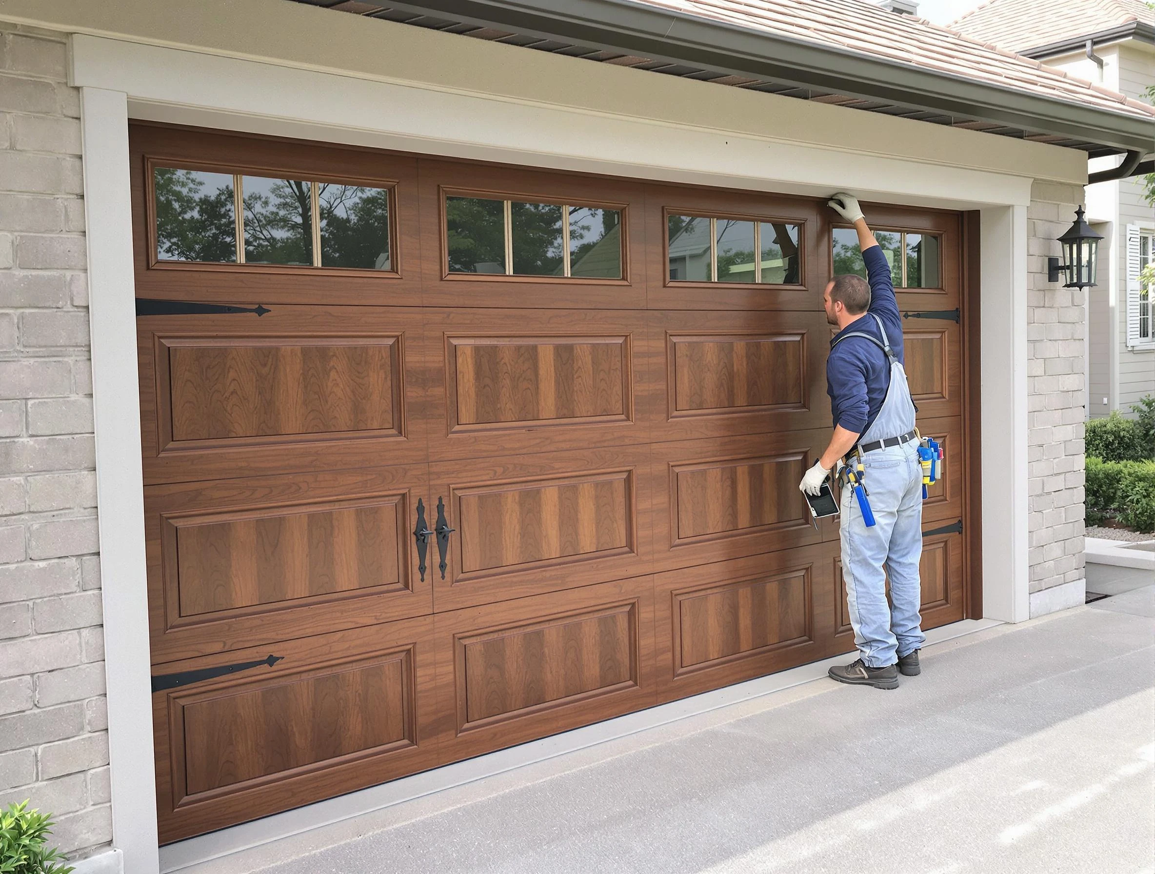 Custom garage door showcase by Cherry Hills Village Garage Door Repair in Cherry Hills Village